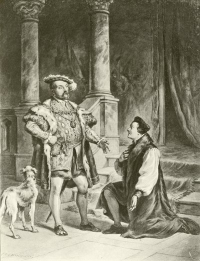 Kong Henrik VIII. Akt V-scene I (dybtryk) af Felix Octavius Carr Darley
