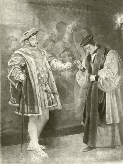 Kong Henrik VIII. Akt V, Scene I (dybtryk) af Felix Octavius Carr Darley