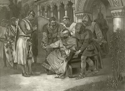 Kong John. Akt V, Scene VII (dybtryk) af Felix Octavius Carr Darley