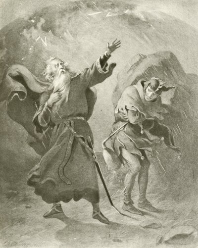 Kong Lear. Akt III, Scene II (dybtryk) af Felix Octavius Carr Darley