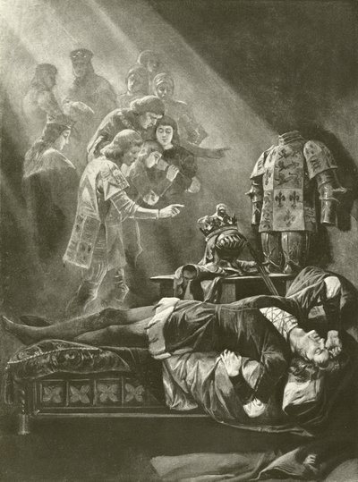 Kong Richard III. Akt V, Scene III (dybtryk) af Felix Octavius Carr Darley