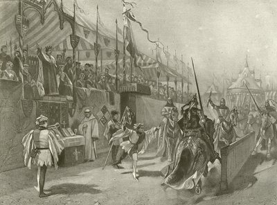 Kong Richard II. Akt I, Scene III (dybtryk) af Felix Octavius Carr Darley