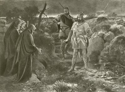 Macbeth. Akt I, scene III (dybtryk) af Felix Octavius Carr Darley