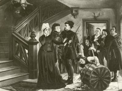 Merry Wives of Windsor. Akt IV - Scene II (dybtryk) af Felix Octavius Carr Darley