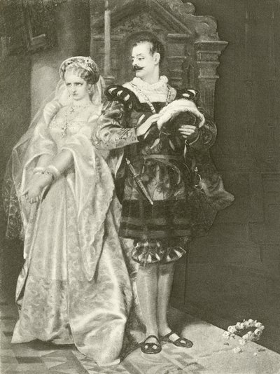 Meget ståhej om ingenting. Akt IV - Scene I (dybtryk) af Felix Octavius Carr Darley