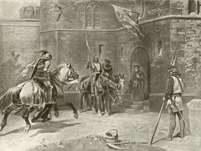 Anden del Kong Henrik IV. Akt I, Scene I (dybtryk) af Felix Octavius Carr Darley