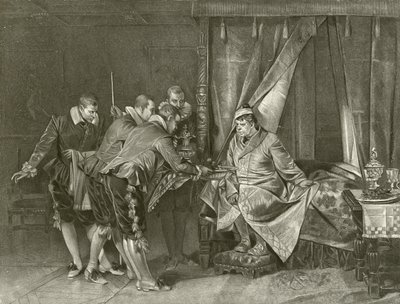 Tæmning af spidsmusen. Induktion, Scene II (dybtryk) af Felix Octavius Carr Darley