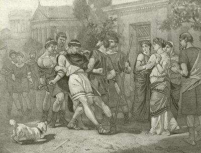 Fejltagelsens komedie. Akt IV, Scene IV (dybtryk) af Felix Octavius Carr Darley