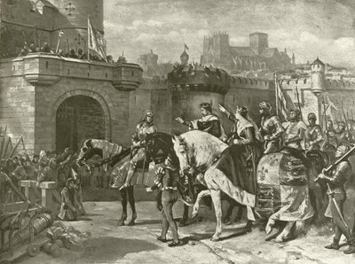 Tredje del af Henrik VI. Akt II, Scene II (dybtryk) af Felix Octavius Carr Darley