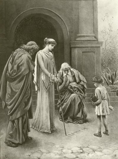 Titus Andronicus. Akt IV - Scene I (dybtryk) af Felix Octavius Carr Darley