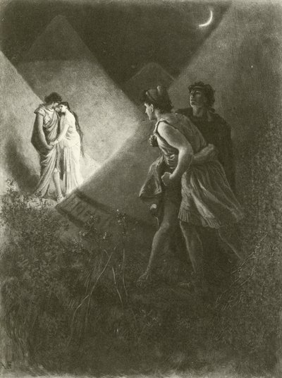 Troilus og Cressida. Akt V-Scene II (dybtryk) af Felix Octavius Carr Darley