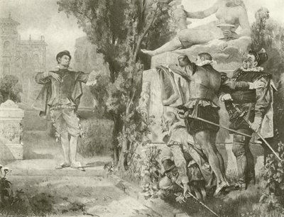 Tolvte nat. Akt I, Scene V (dybtryk) af Felix Octavius Carr Darley