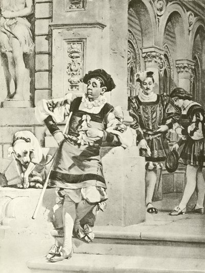 To herrer fra Verona. Akt IV, Scene IV (dybtryk) af Felix Octavius Carr Darley