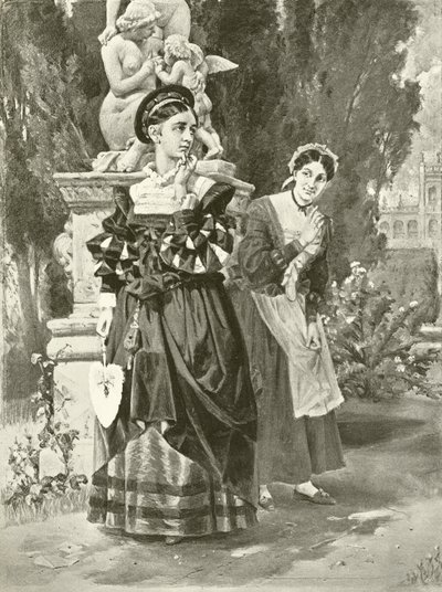 To herrer fra Verona. Akt I, Scene II (dybtryk) af Felix Octavius Carr Darley