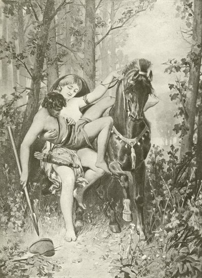 Venus og Adonis. Digte (dybtryk) af Felix Octavius Carr Darley