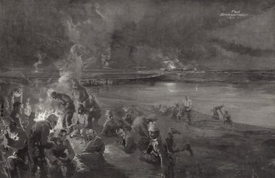 Tyskere på vagt ved Maas-floden af Felix Schwormstadt