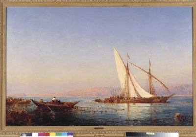 Fiskeri i Marseille Maleri af Felix Ziem (1821-1911) 1911 Obligatorisk omtale: Samlingsstiftelsen mht. de Provence, Marseille af Félix Ziem