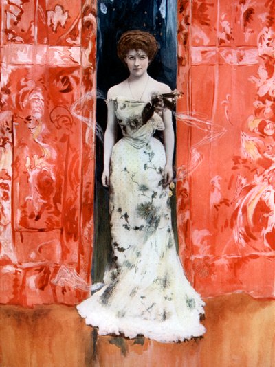 Jessie Bateman i The Man From Blankleys, c1902. af Fellows Willson