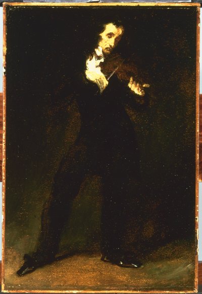 Paganini af Ferdinand Victor Eugene Delacroix
