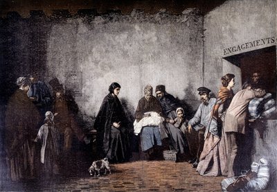 The Mount of Piety - fra maleriet af Heilbuth - i "" Le Petite Journal"" december 1895 af Ferdinand (after) Heilbuth