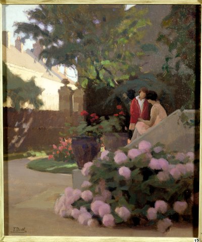 Et Hjørne af Haven af Ferdinand Achille Lucien Bivel