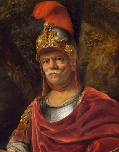 Mand med gylden hjelm (Mars) af Ferdinand Bol