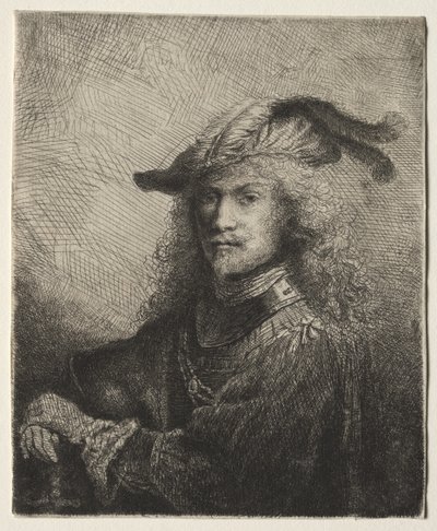 Portræt af en betjent af Ferdinand Bol