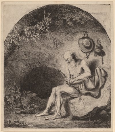 Sankt Hieronymus i hulen af Ferdinand Bol