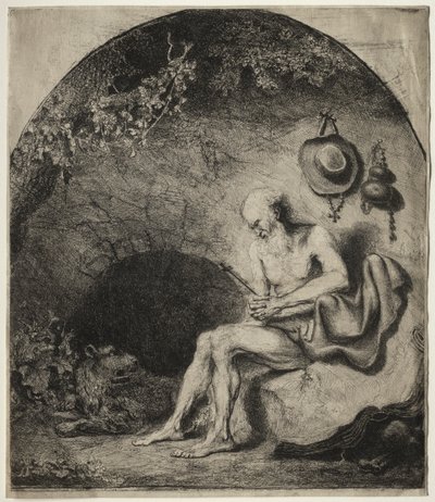 Sankt Hieronymus i bod af Ferdinand Bol
