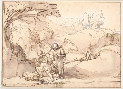 Tobias og fisken af Ferdinand Bol