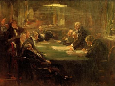 Bestyrelsesmøde af Ferdinand Brutt