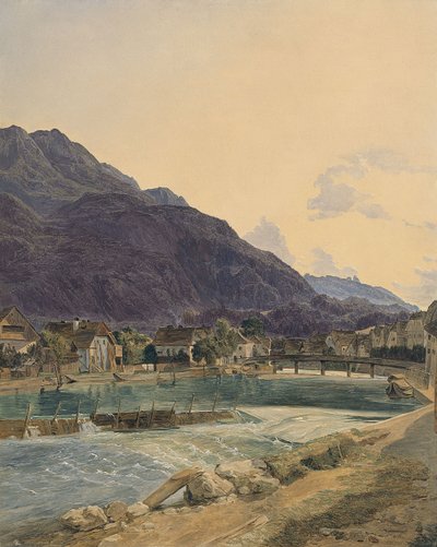 Bad Ischl af Ferdinand Georg Waldmuller
