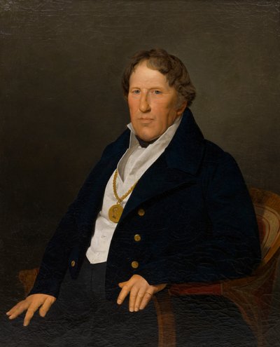 Skibsføreren Mathias Feldmüller af Ferdinand Georg Waldmüller
