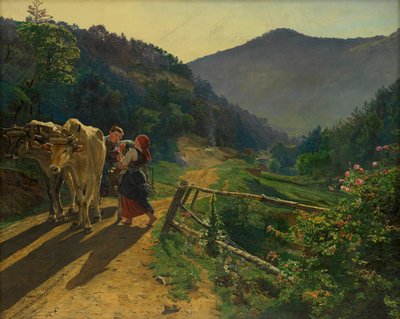 Rosernes tid af Ferdinand Georg Waldmüller