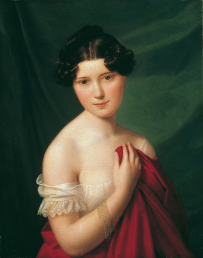 Hofskuespillerinde Sophie Müller af Ferdinand Georg Waldmuller