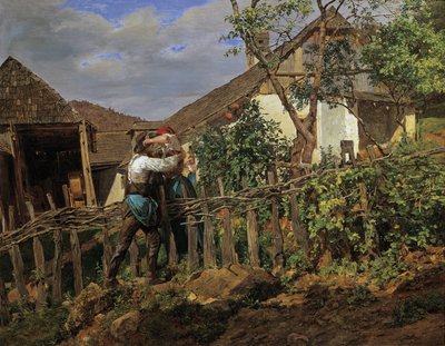 Naboerne af Ferdinand Georg Waldmuller