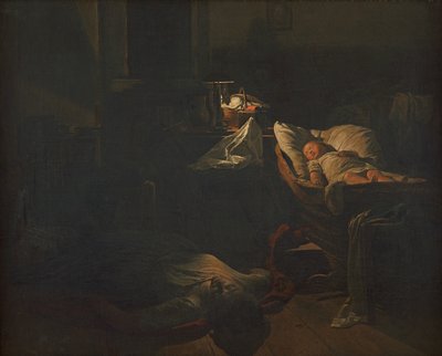 opbrugt styrke af Ferdinand Georg Waldmuller