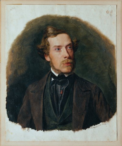 Gustav Barth, korleder for Wiens mandskor af Ferdinand Georg Waldmuller