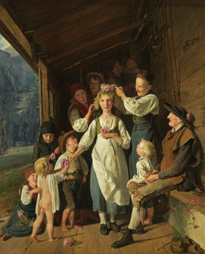 Brudepigen af Ferdinand Georg Waldmuller