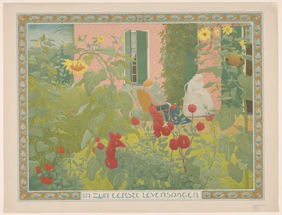 To kvinder med baby I hans første levedage (titel på objekt) af Ferdinand Hart Nibbrig (signed by artist)