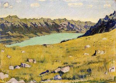 Brienz-søen fra Breitlauenen, 1906 af Ferdinand Hodler