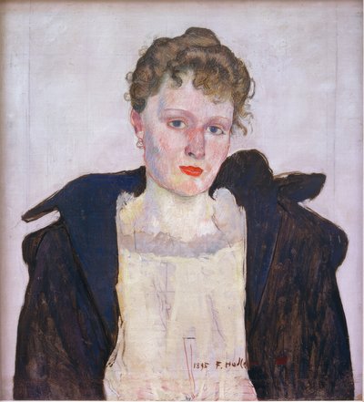 Portræt af en kvinde af Ferdinand Hodler
