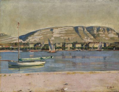 Genève Havn og Saleve, 1878 af Ferdinand Hodler