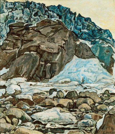 Grindelwald-gletsjeren, 1912. af Ferdinand Hodler