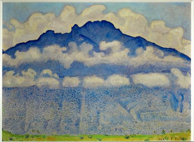 Landskab i Berner Oberland af Ferdinand Hodler