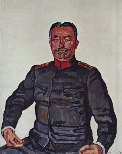 Portræt af general Ulrich Wille af Ferdinand Hodler