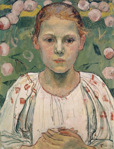Portræt af Kathe von Bach af Ferdinand Hodler