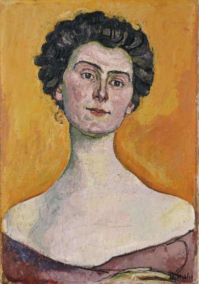 Portræt af Clara Pasche-Battié, 1914 af Ferdinand Hodler