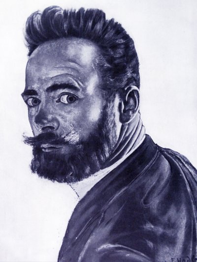 Selvportræt, 1891 af Ferdinand Hodler