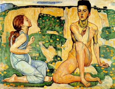 Forår af Ferdinand Hodler